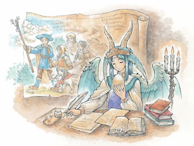 Ilustración del juego Ryuutama.