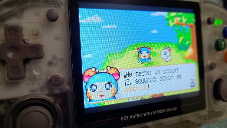 Captura del juego de Hamtaro Rainbow Rescue